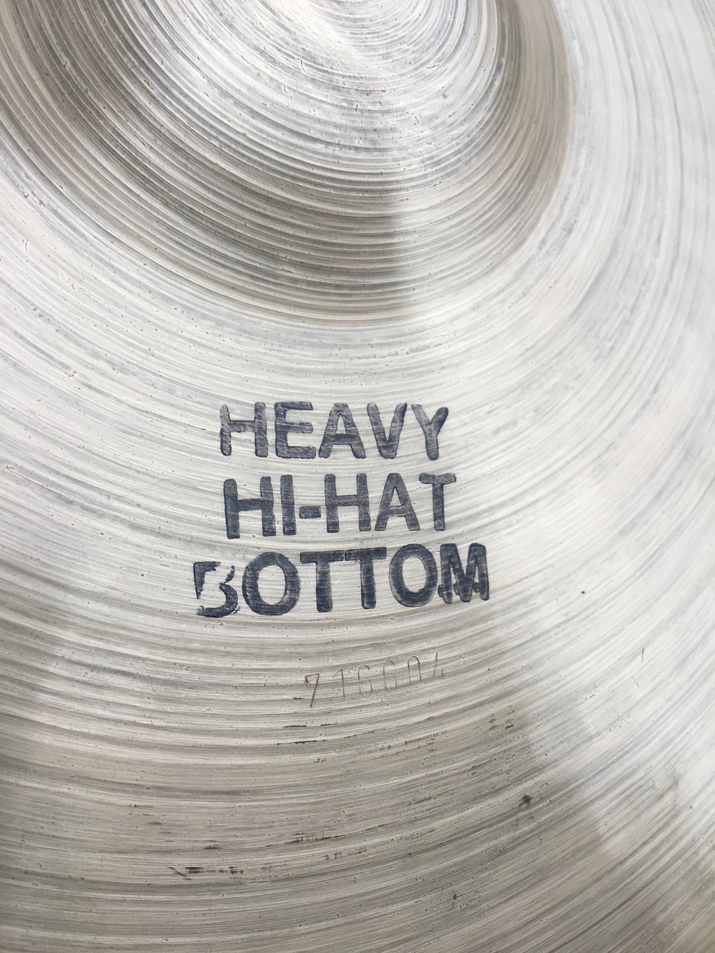 14" Paiste 1977 2002 Heavy Hi-Hat Cymbal Pair 988/1058g