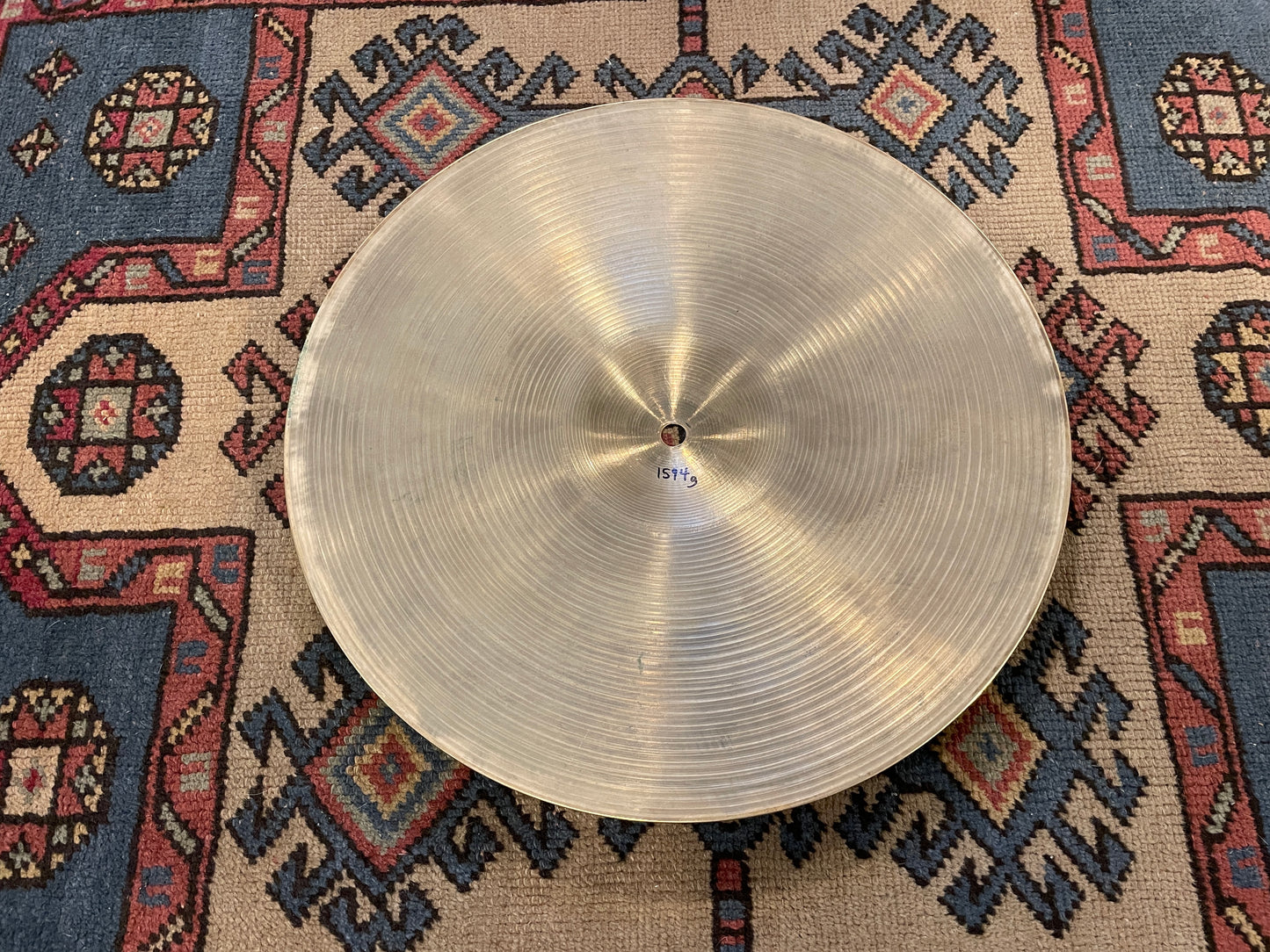 15" Zildjian A 1960s New Beat Bottom Hi-Hat Cymbal Single 1594g