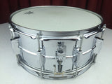 Vintage 1971 Ludwig 402 Supraphonic Snare Drum Blue & Olive 6.5"x14"