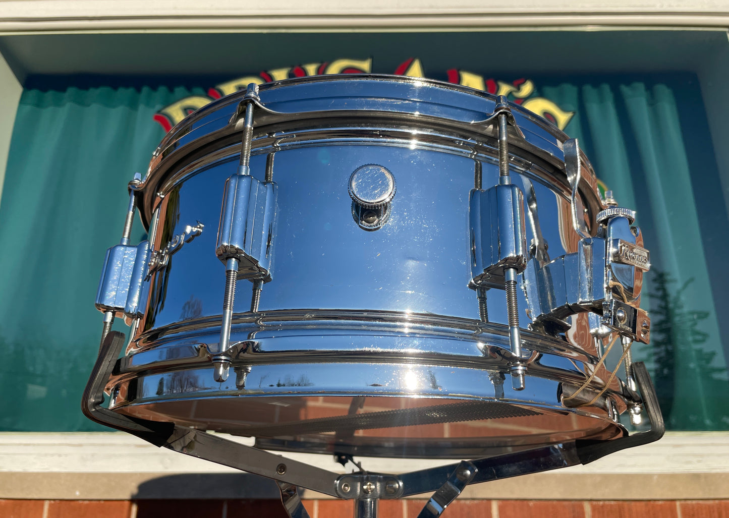 Rogers 6.5x14 Powertone COB Brass Snare Drum - Fullerton