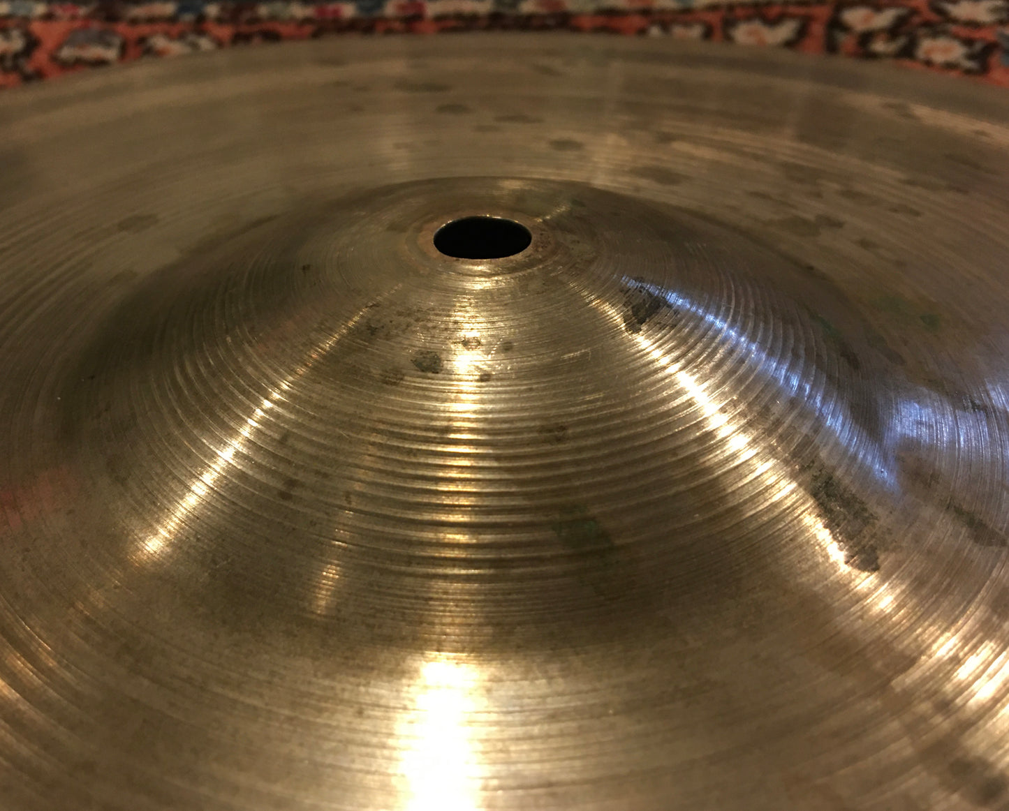 15" Zildjian A Trans Stamp Hi-Hat Single / Crash / Splash Cymbal 698g #643