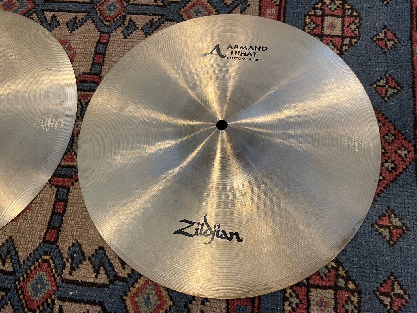 14" Zildjian A Armand Hi-Hat Cymbal Pair 996g/1260g A8007 *Video Demo*