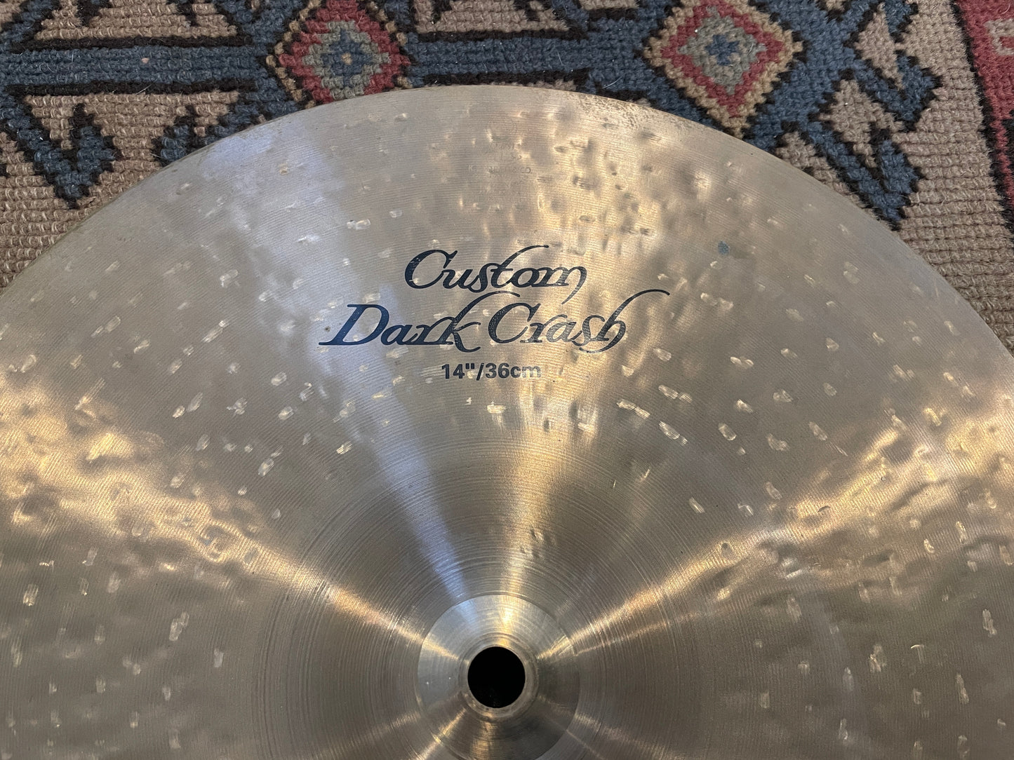 14" Zildjian K Custom Dark Crash Cymbal 728g K0949