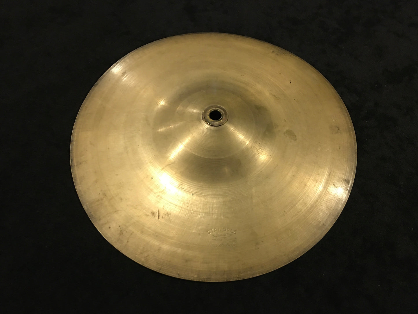 10" Stanople Uzuiriope 1930s Leedy Splash Trap Cymbal 266g #695