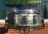 1960s Camco Oaklawn 5x14 Tuxedo Snare Drum Sky Blue Pearl