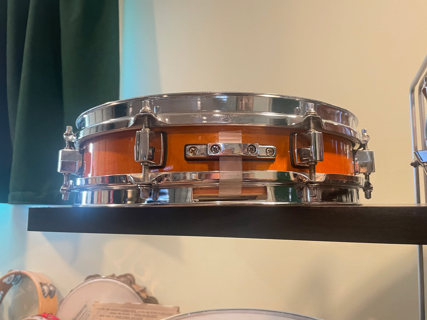 Pearl 3x13 Maple Shell Piccolo Snare Drum Amber *Video Demo*