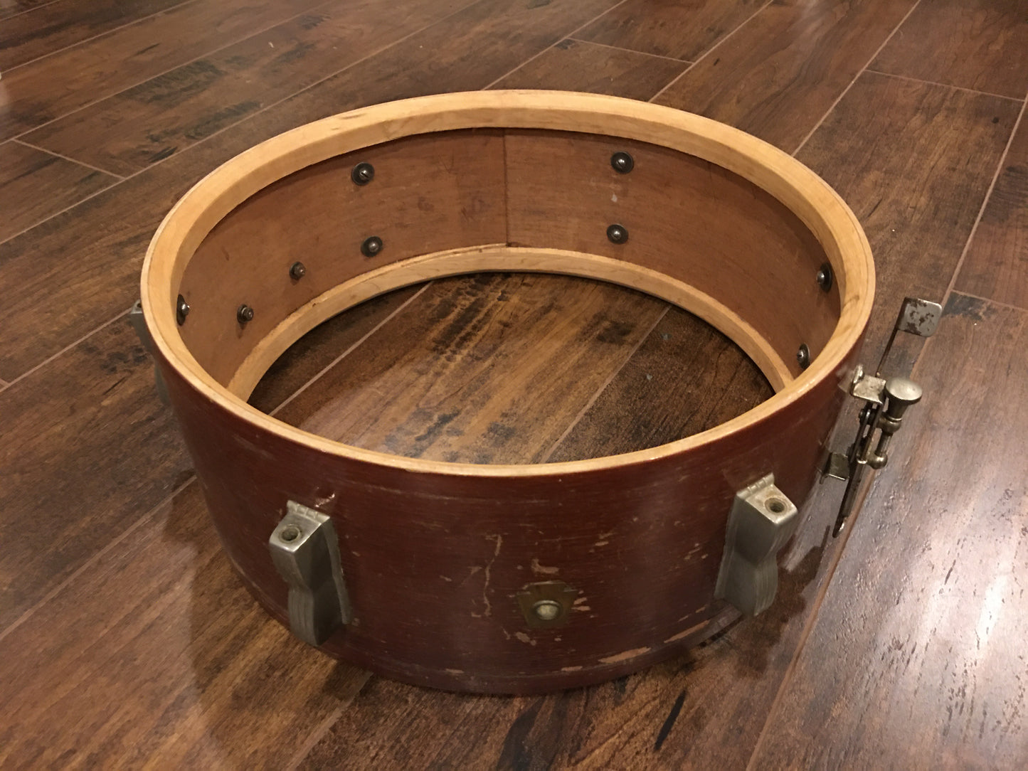 1957 WFL / Ludwig 5.5x14 Supreme Concert / Pioneer Snare Drum Mahogany