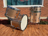 1960s Gretsch Progressive Jazz Drum Set Champagne Sparkle