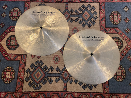 13" Grand Master Desert Glow Regular Hi-Hat Cymbal Pair 834g/888g