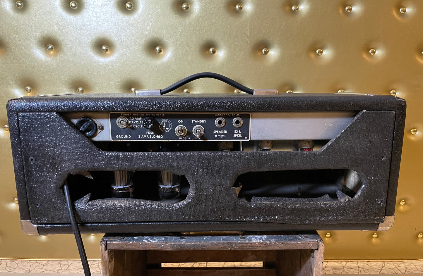 1969 Fender Silverface Bassman Amplifier Head AC568