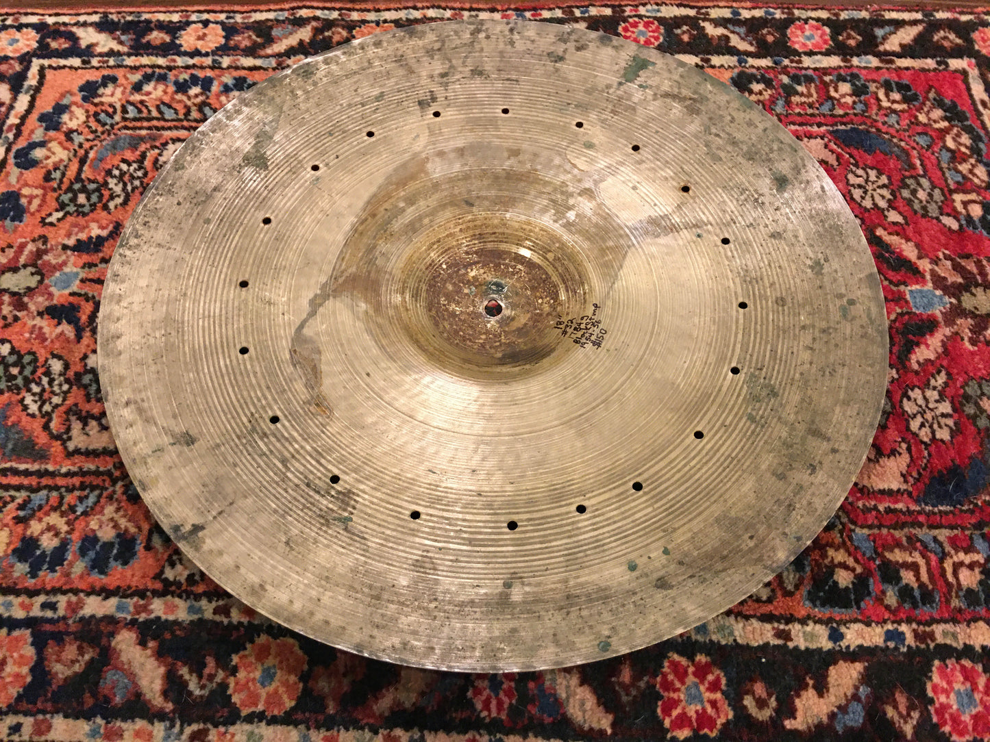 18" Zildjian A 1954-1956 Block Stamp Crash / Ride Cymbal 1784g #32