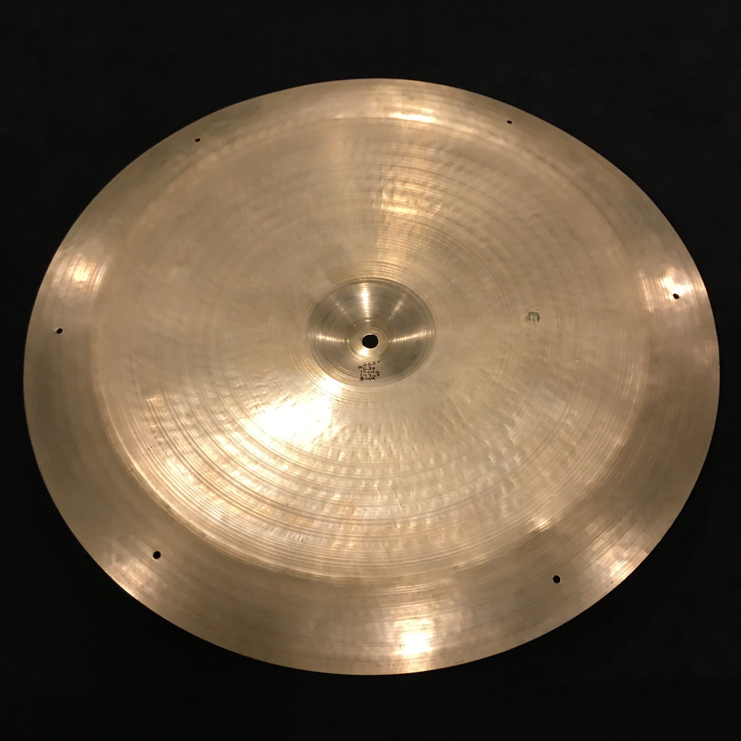 20" Zildjian A 1970s Swish China Cymbal 1964g #634