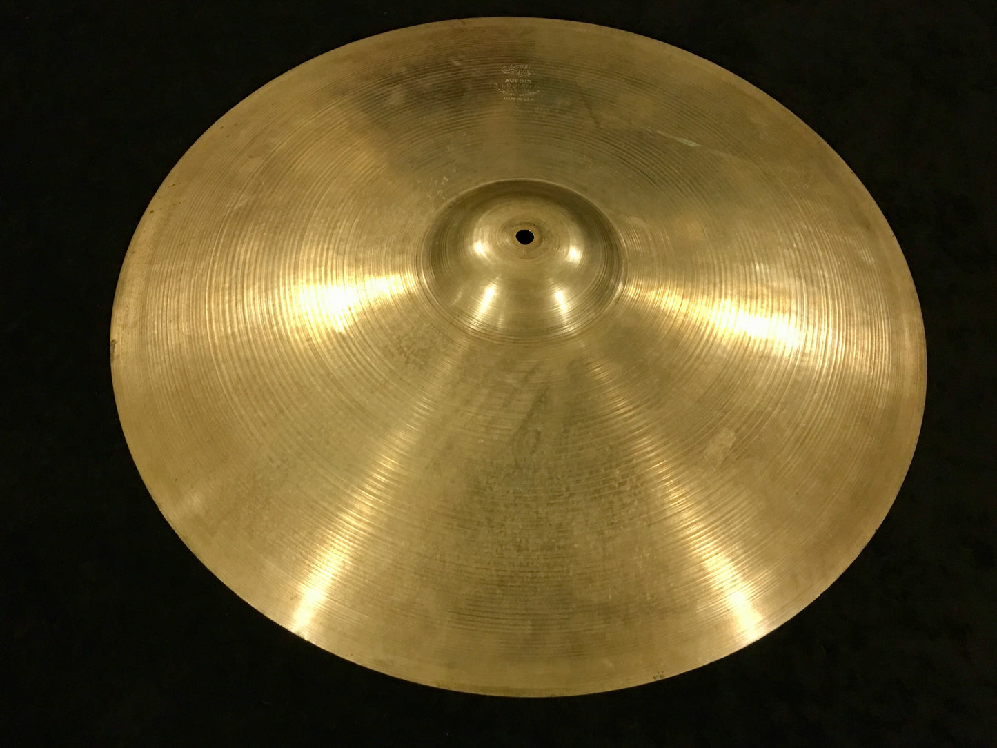 22" Zildjian A 1954-56 Large Stamp Ride Cymbal 2494g #555