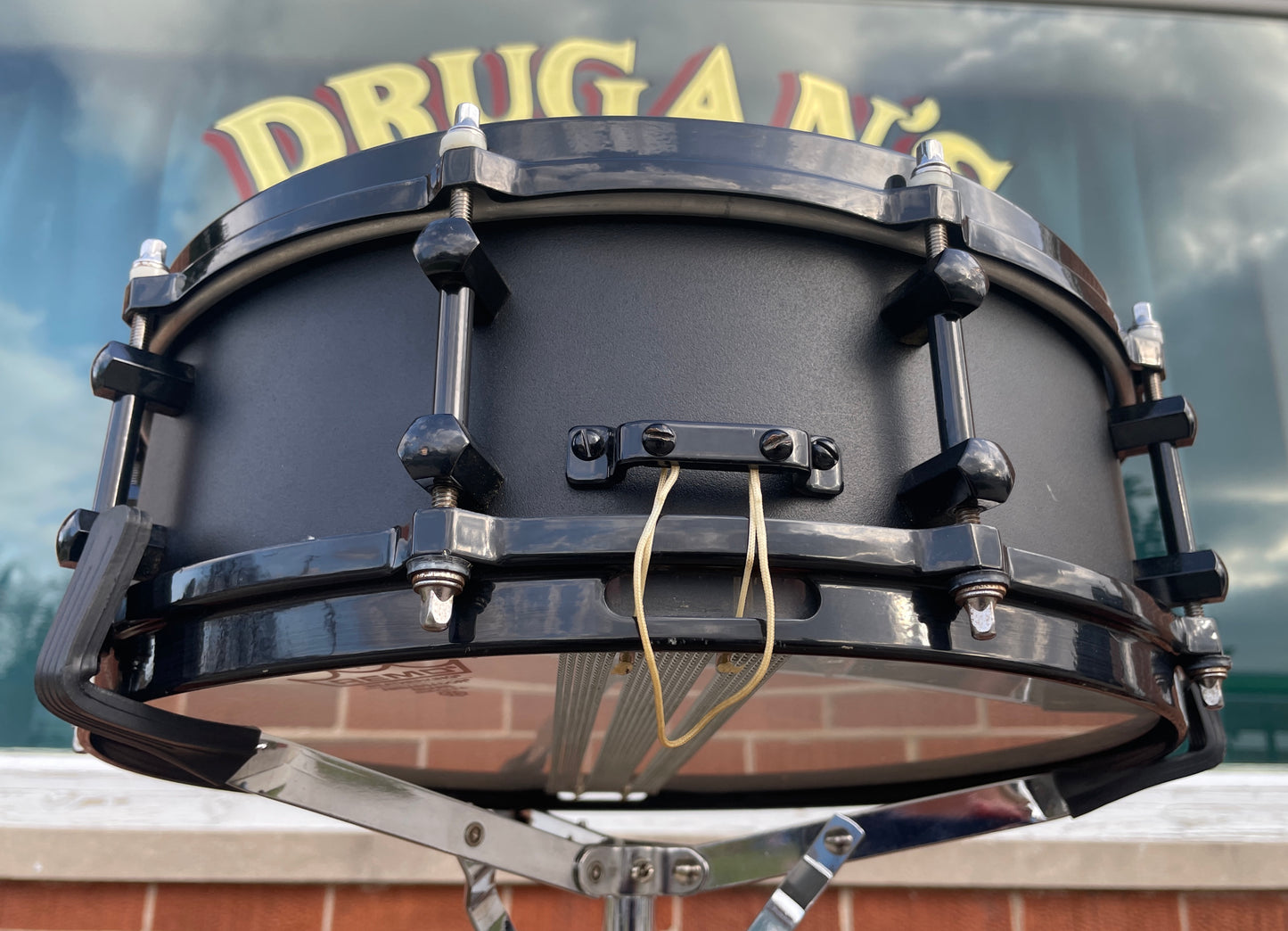 Noble & Cooley 4.75x14 Alloy Classic Snare Drum Black