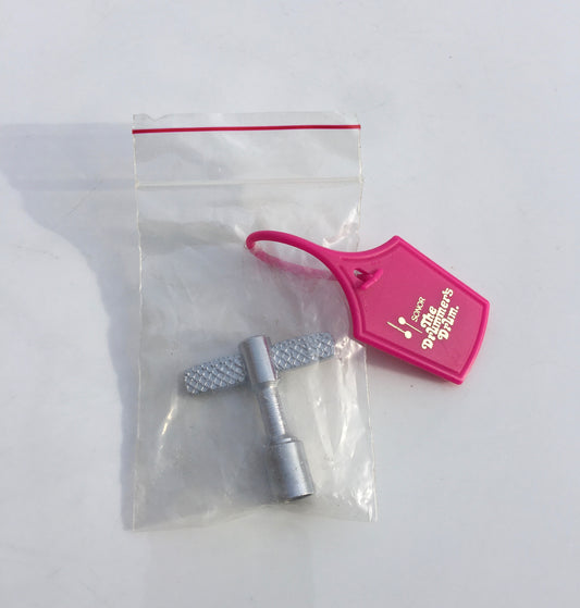 NOS Sonor Slotted Drum Key w/ Original Bag & Tag