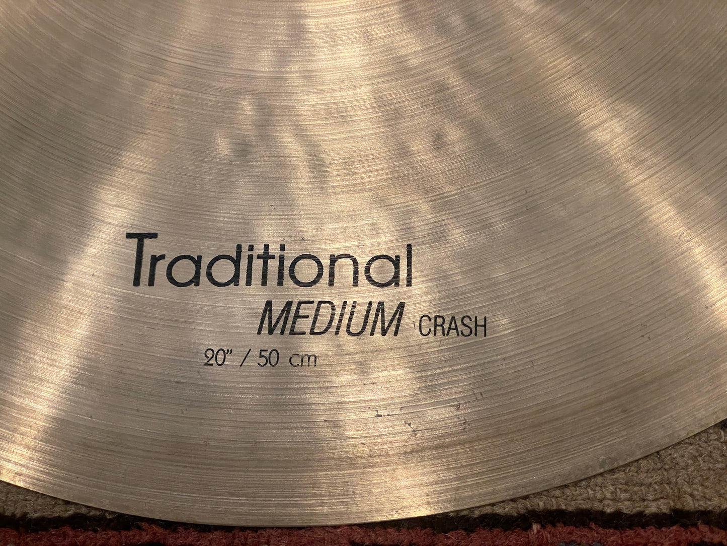 20" Istanbul Agop Traditional Medium Crash Cymbal 1770g *Video Demo*