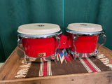 LP Bongos Fiberglass Red Latin Percussion