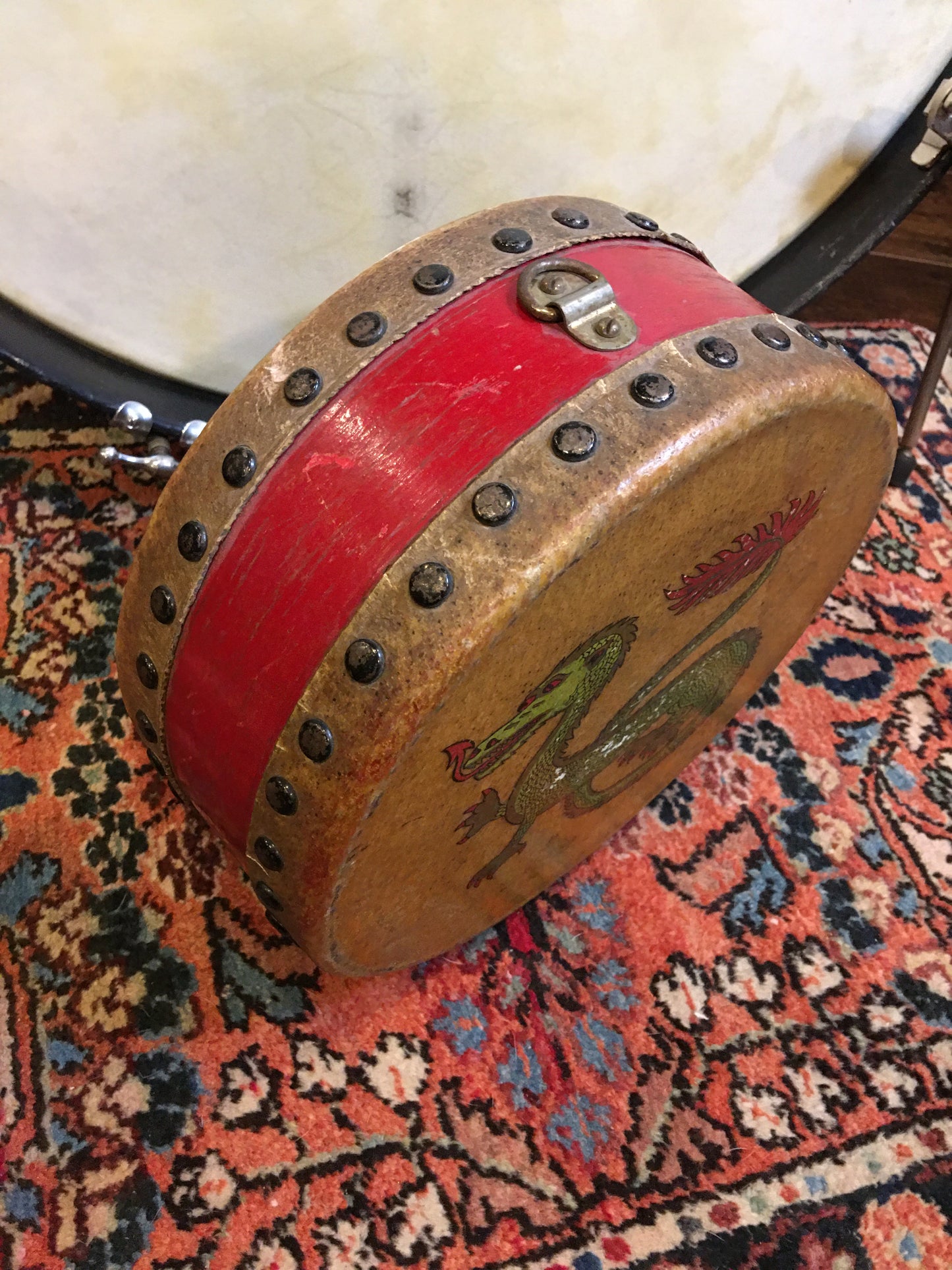 1920s/1930s Ludwig & Ludwig 4x10 Chinese Tack Dragon Tom Drum Leedy