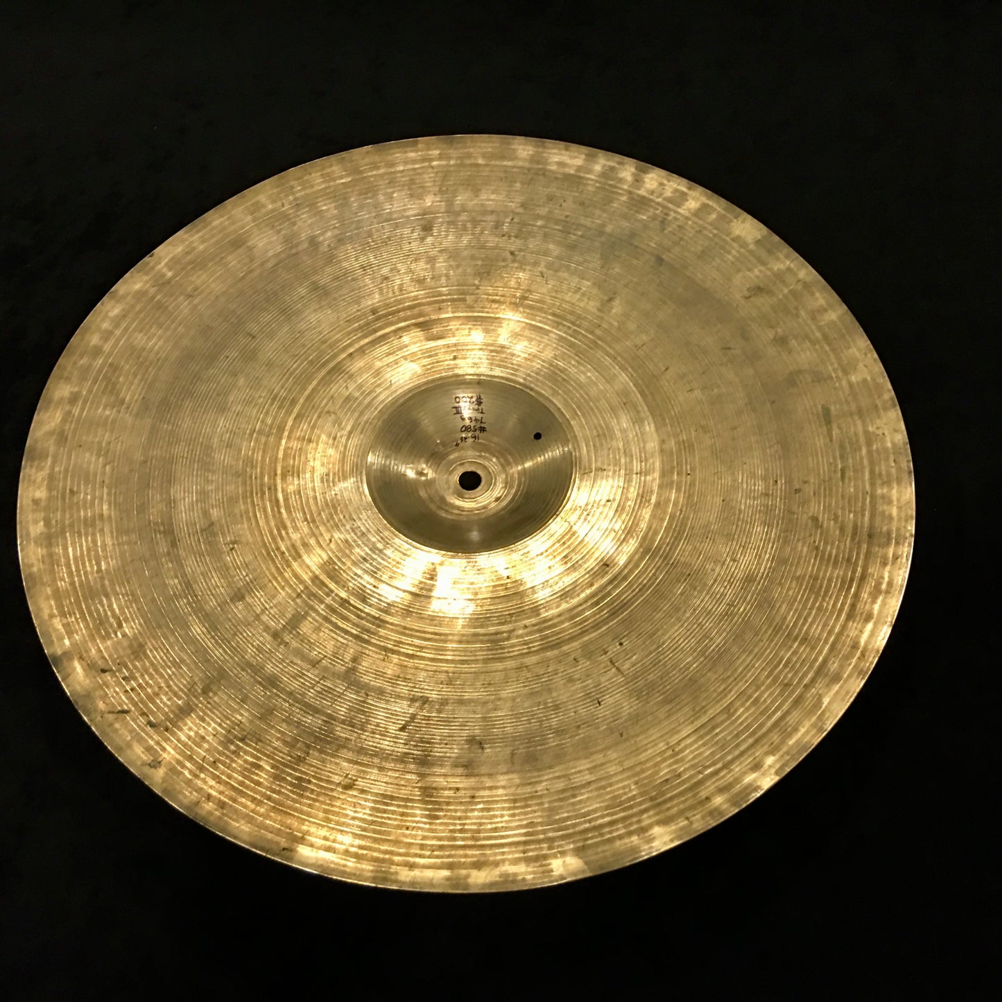 16" Zildjian A Trans Stamp Paper Thin Crash Cymbal 744g #580