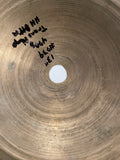 13" Zildjian A 1940s-50s Trans Stamp Hi-Hat Cymbal Pair 438/470g #739