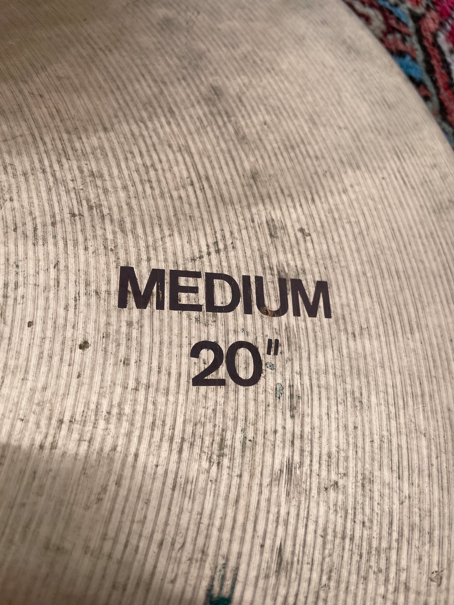 20" Paiste 404 Brown Label Medium Ride Cymbal 1844g