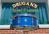 1966 Ludwig 5x14 Jazz Festival Snare Drum Blue Sparkle