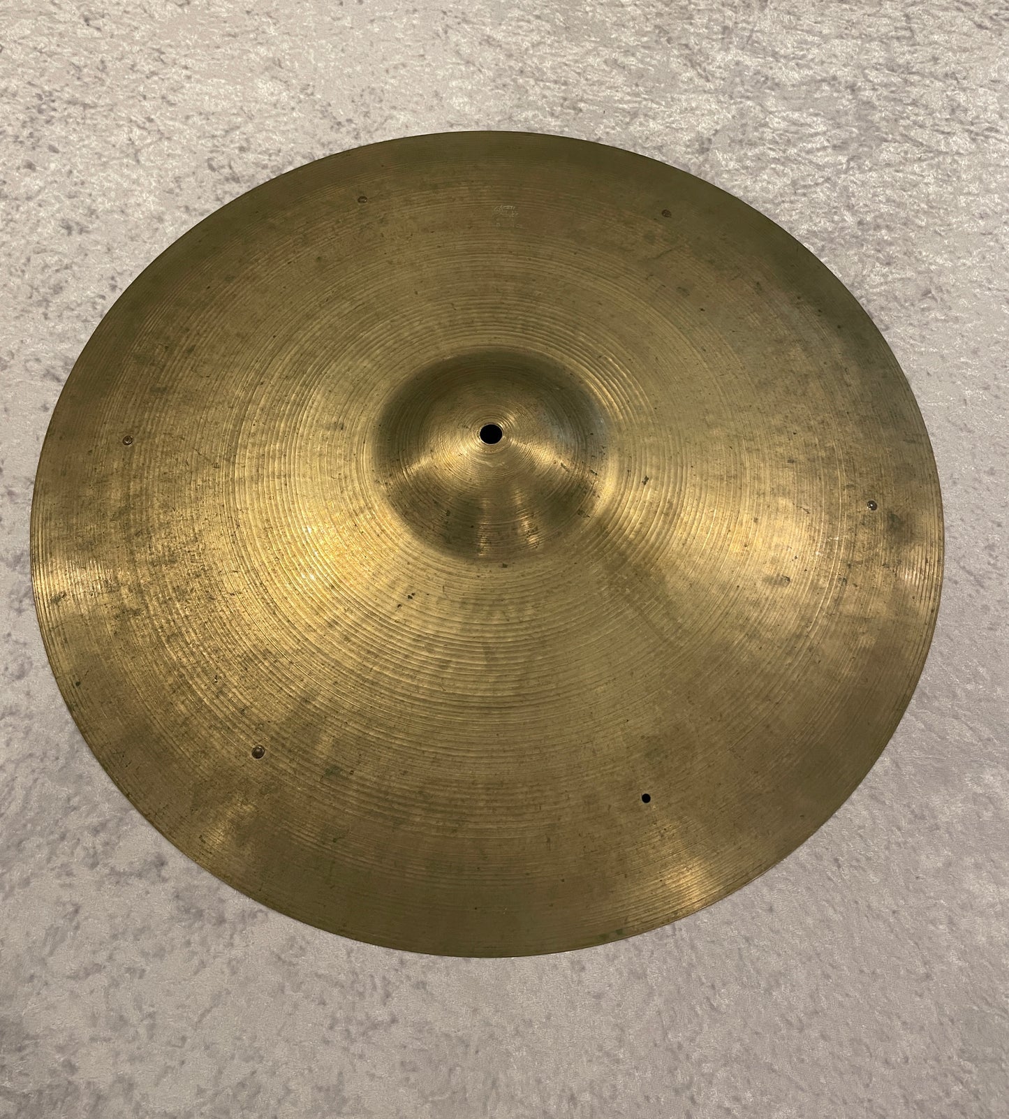22" Zildjian A 1950s Small Stamp Ride Cymbal w/ Factory Rivets 2610g #791 *Video Demo*