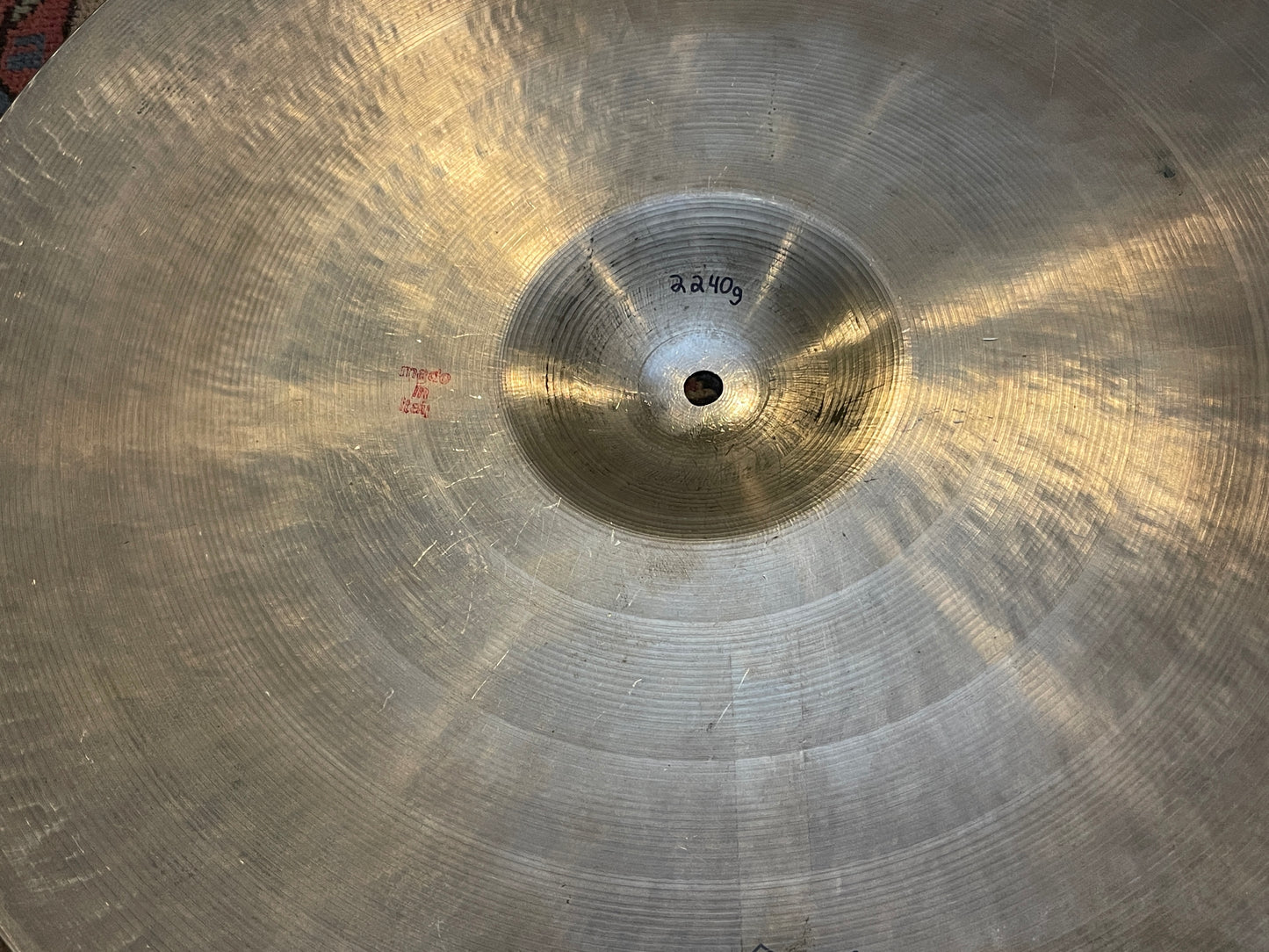 20" Sabian B20 Ride Cymbal 2240g Made in Italy *Video Demo*