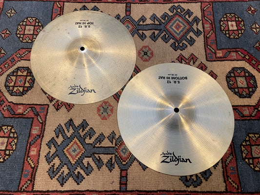 12" Zildjian A Studio Recording S.R. Hi-Hat Cymbal Pair 676g/750g