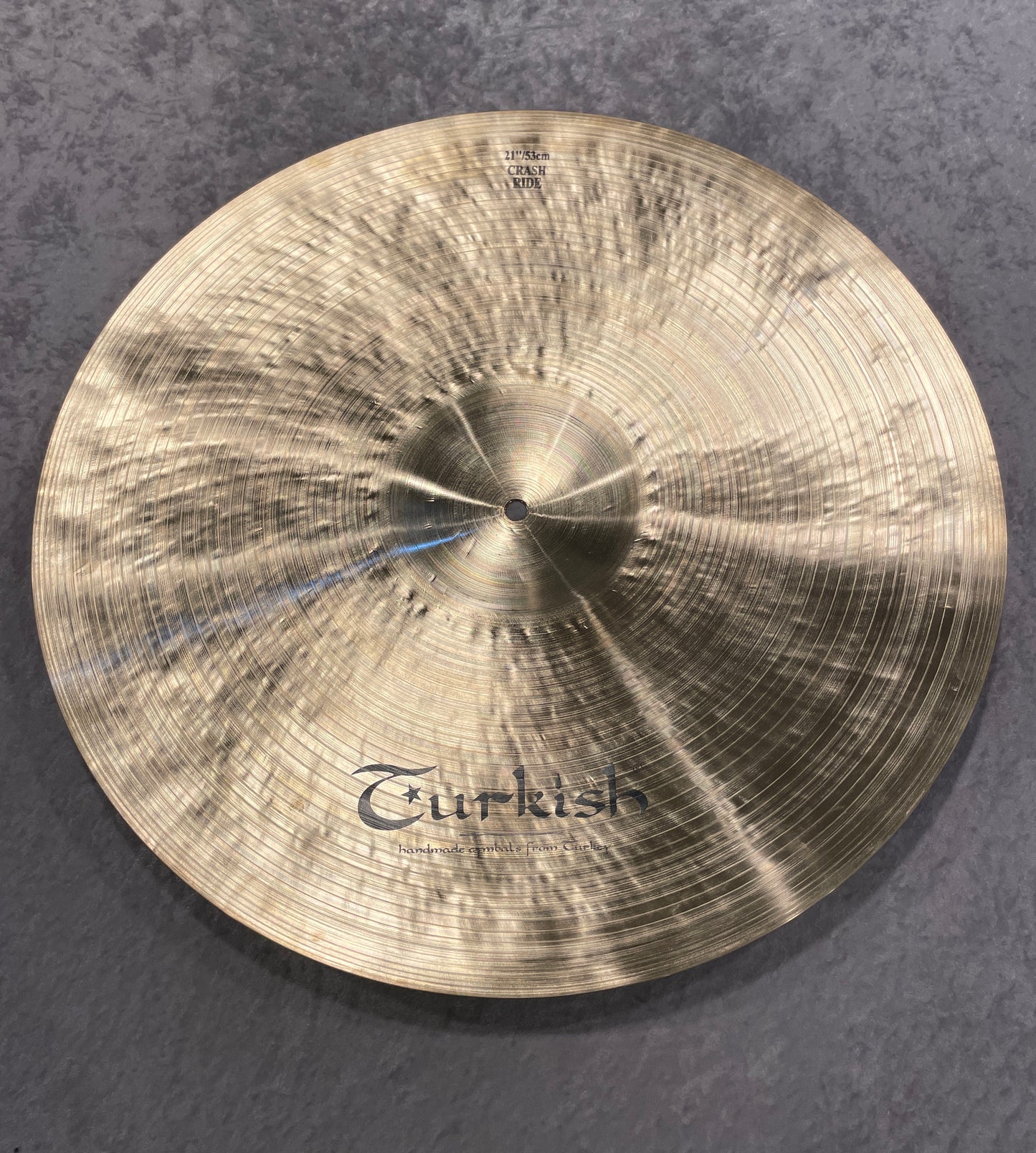 21" Turkish Cymbals Classic Series Crash Ride Cymbal 2084g *Sound File*