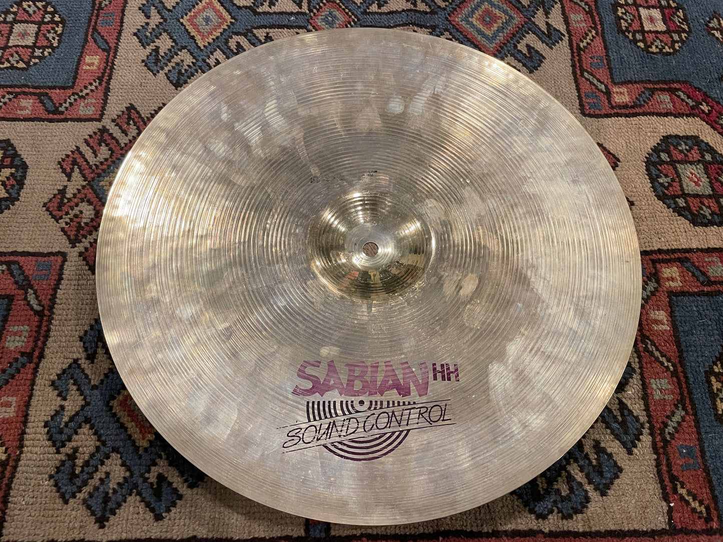 16" Sabian HH Sound Control Hand Hammered Crash Cymbal Red Label 966g *Video Demo*