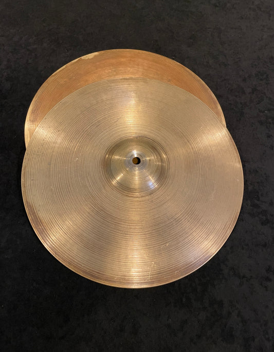 14" Zildjian A 1950s Small Stamp Hi-Hat Cymbal Pair 794g/822g #858 *Video Demo*