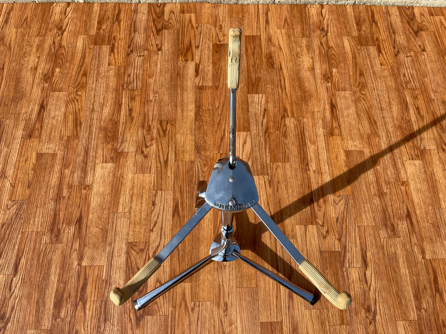 Vintage Premier Lokfast Flush Base Snare Drum Stand Flat Base