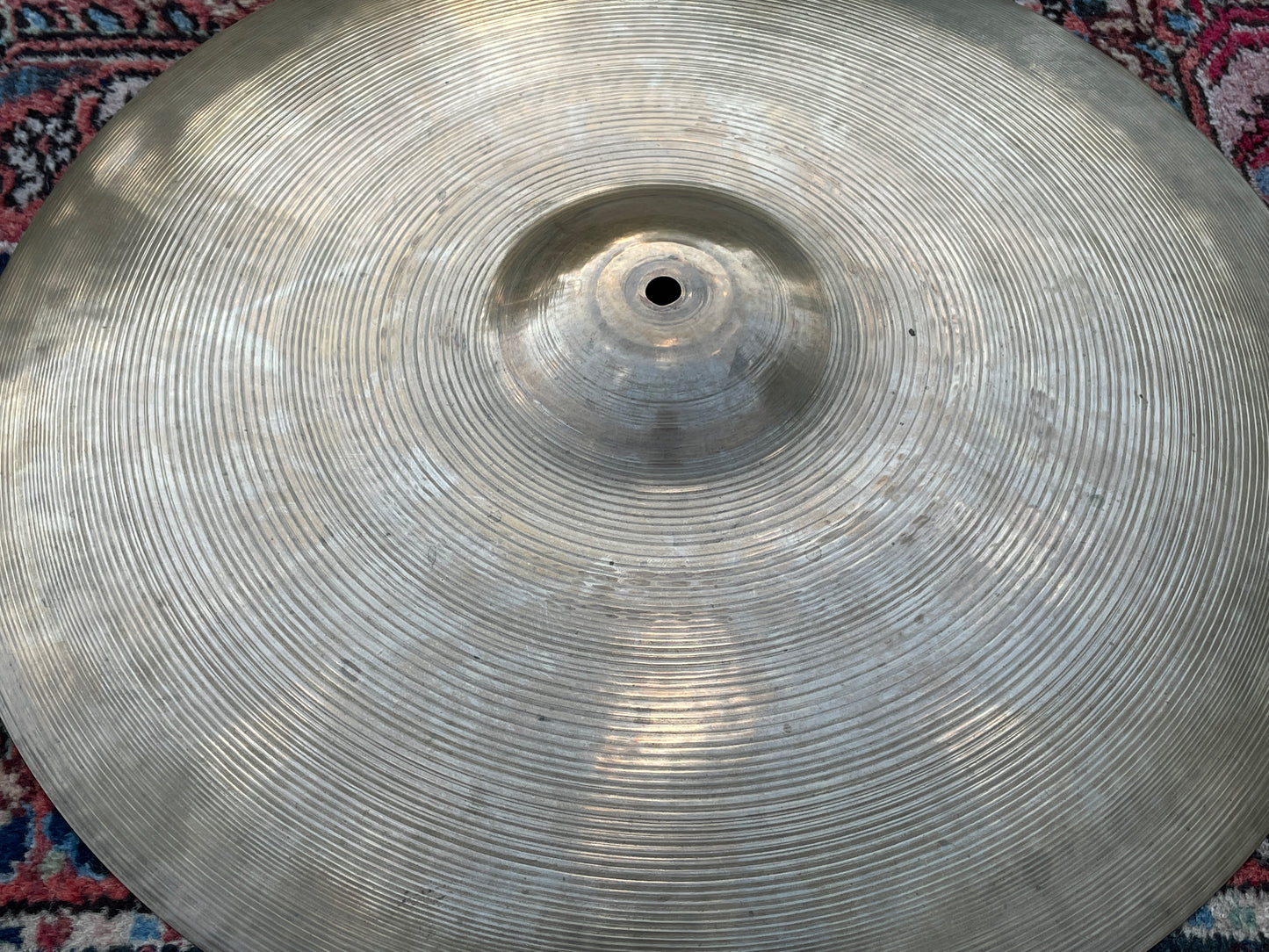 19" Zildjian A 1940s - 1950s Trans Stamp Ride Cymbal 1324g #820 *Video Demo*