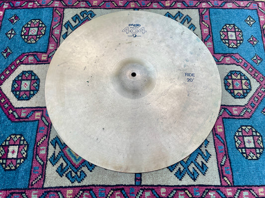20" Paiste 404 Ride Cymbal 2098g