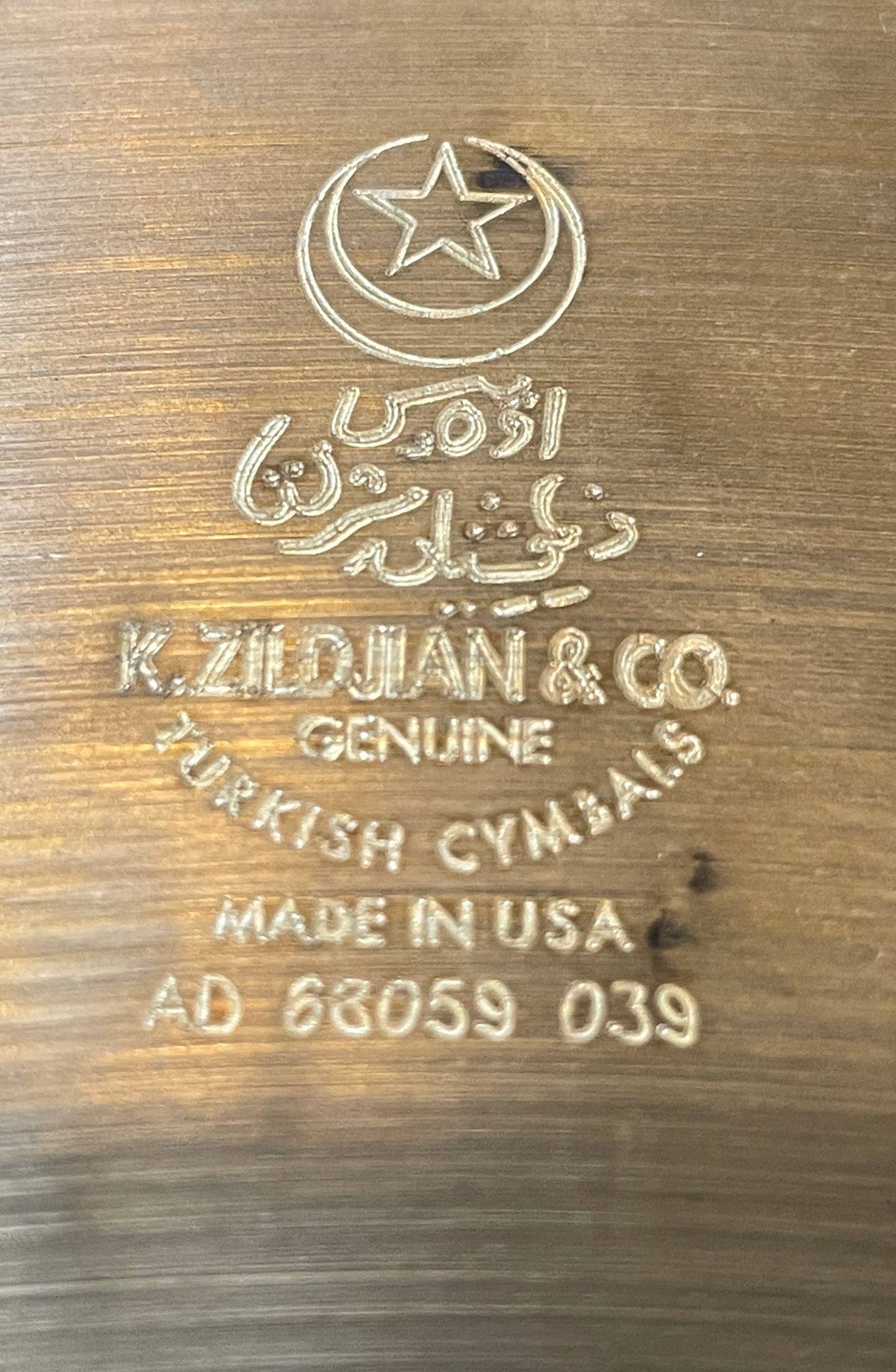 18" K Zildjian KR18C Kerope Crash Ride Cymbal 1318g #756
