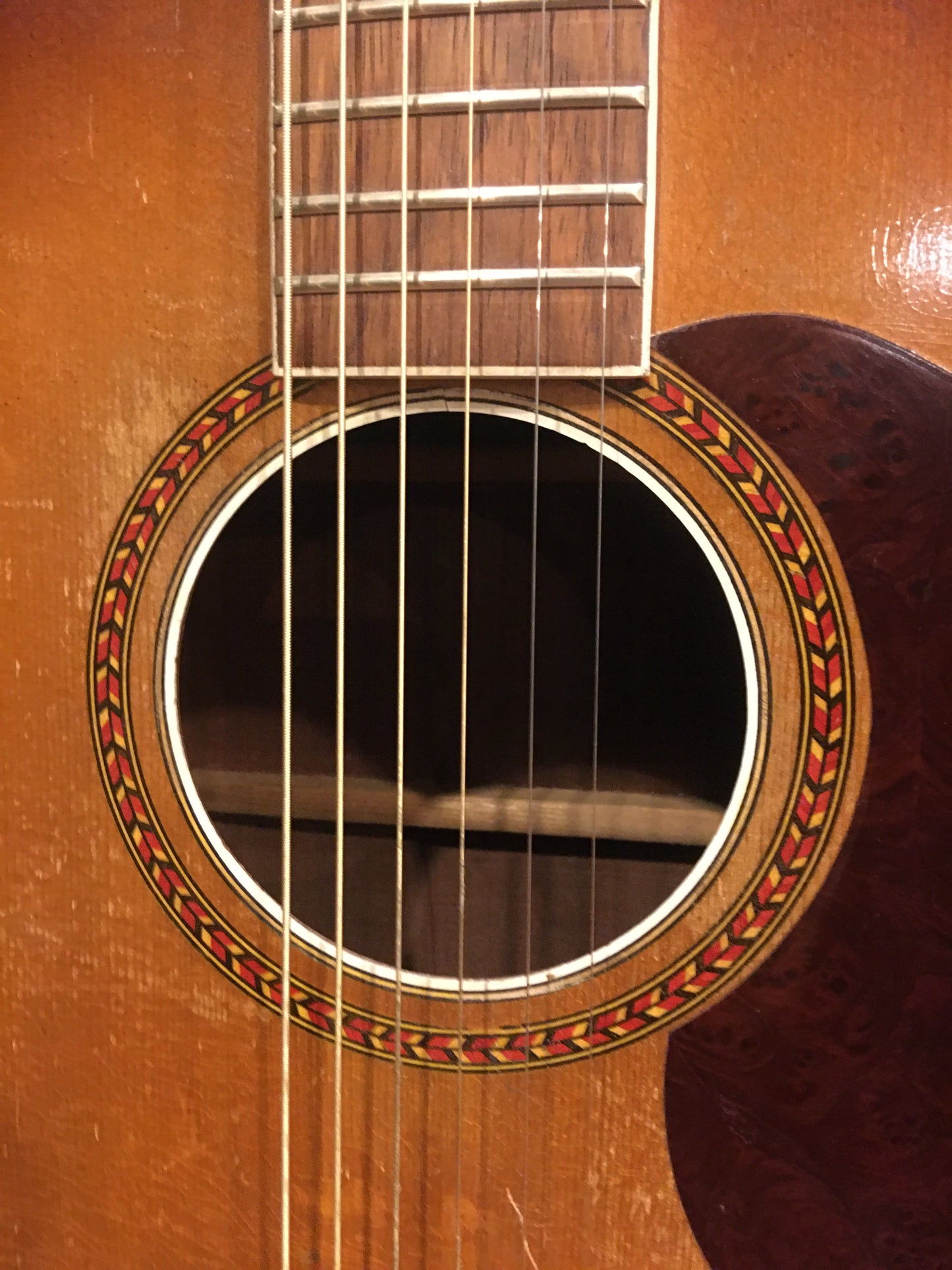 1951 Regal Milord Jumbo Acoustic Guitar Sunburst