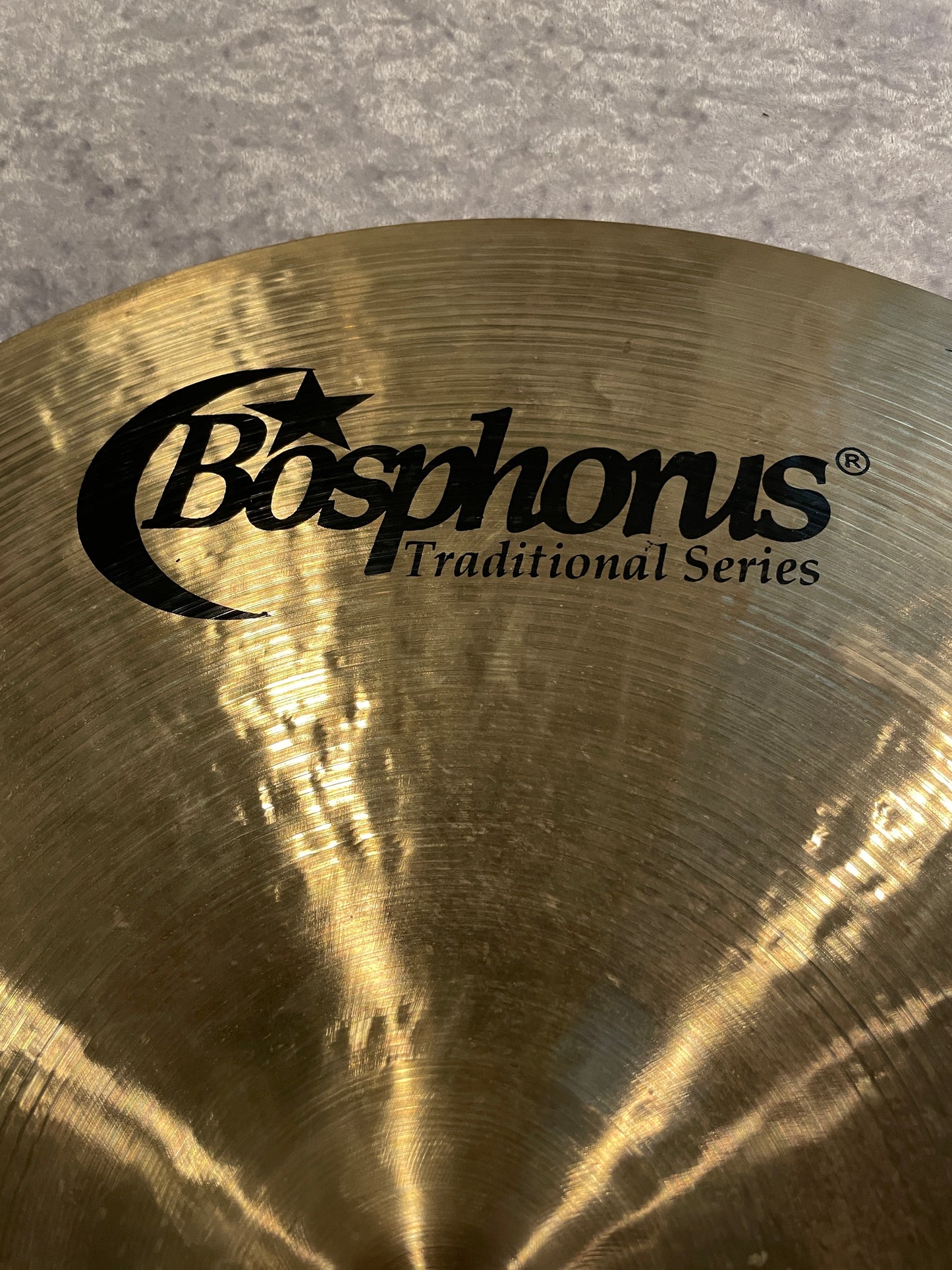21" Bosphorus Traditional Series Thin Ride Cymbal 2494g