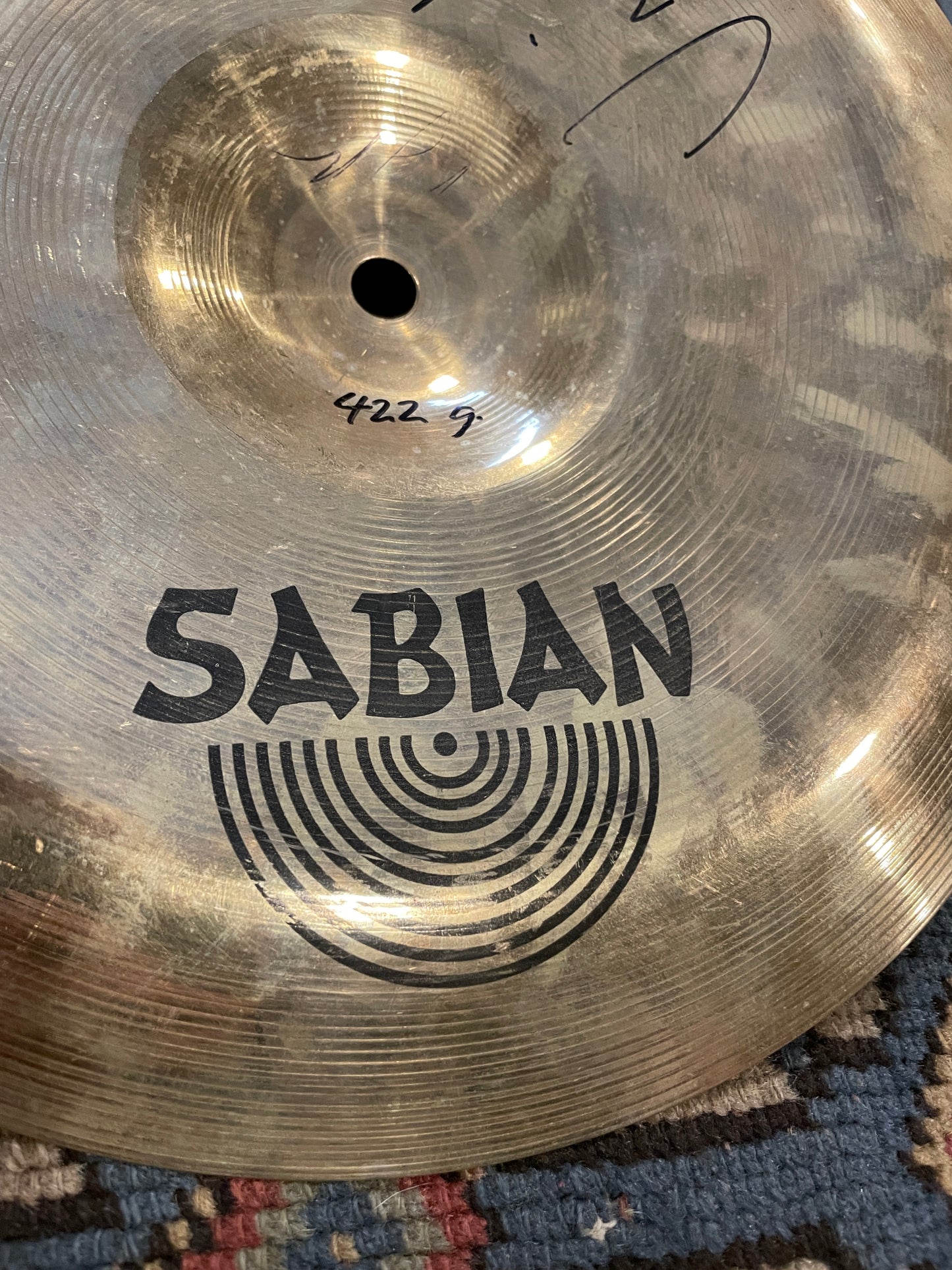 12" Sabian Hand Hammered HH Mini Chinese China Cymbal 422g Virgil Donati