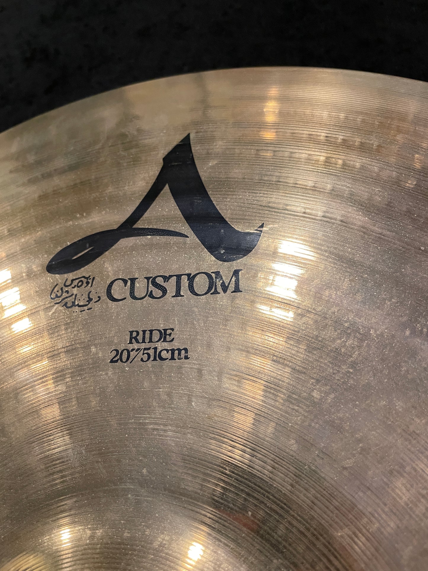 20" Zildjian A Custom Ride Cymbal 2206g