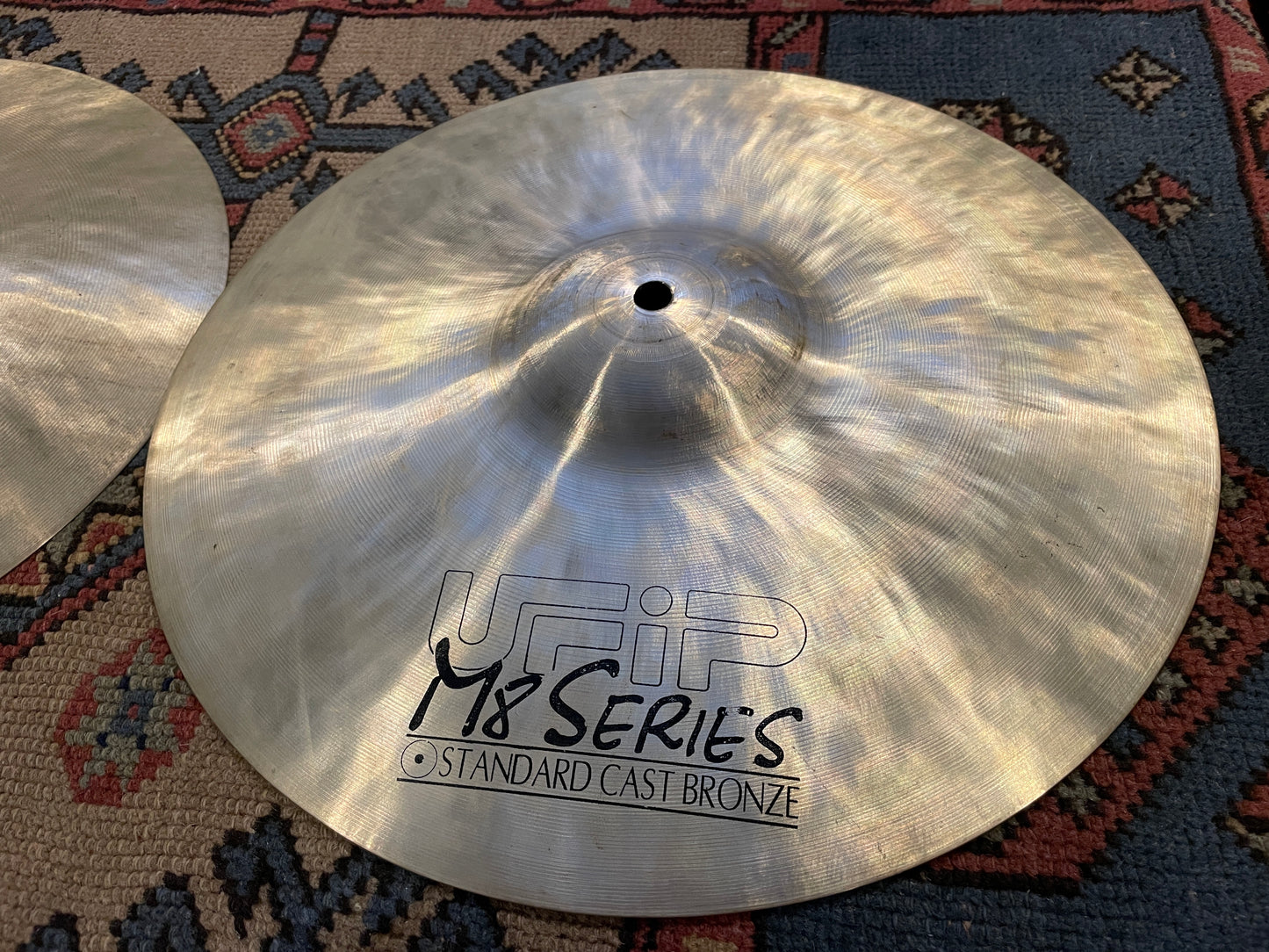 14" UFIP M8 Series Hi-Hat Cymbal Pair 1312g/1518g