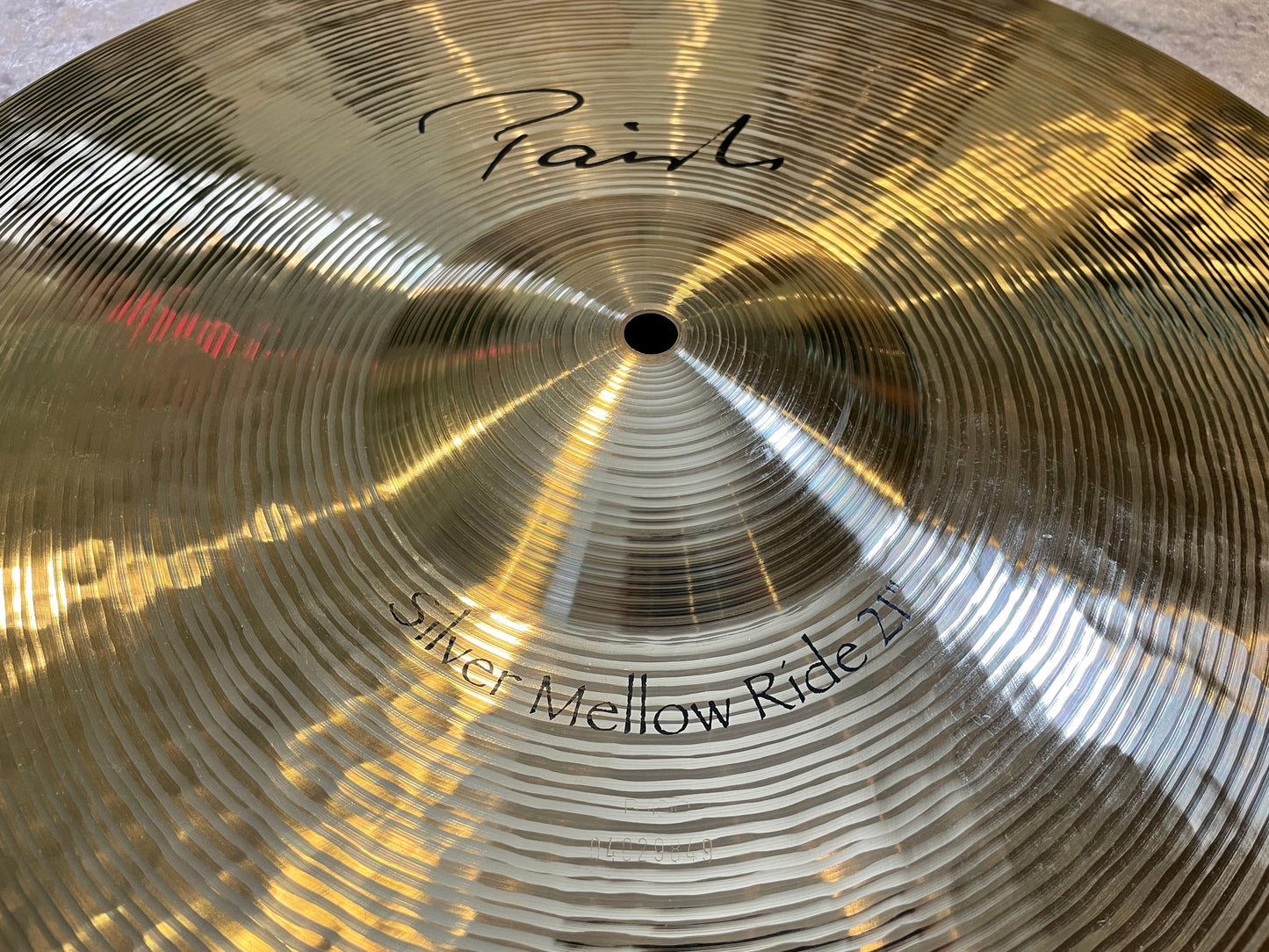 21" Paiste Silver Mellow Ride Cymbal 2558g