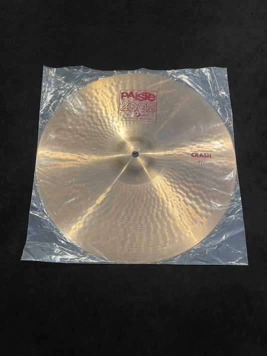 17" Paiste 2002 Crash Cymbal 1304g NOS
