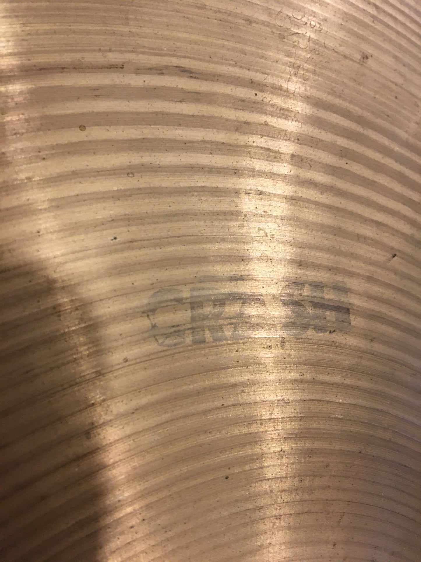 19" Zildjian A 1970s Crash / Ride Cymbal w/ Rivets 1904g #635