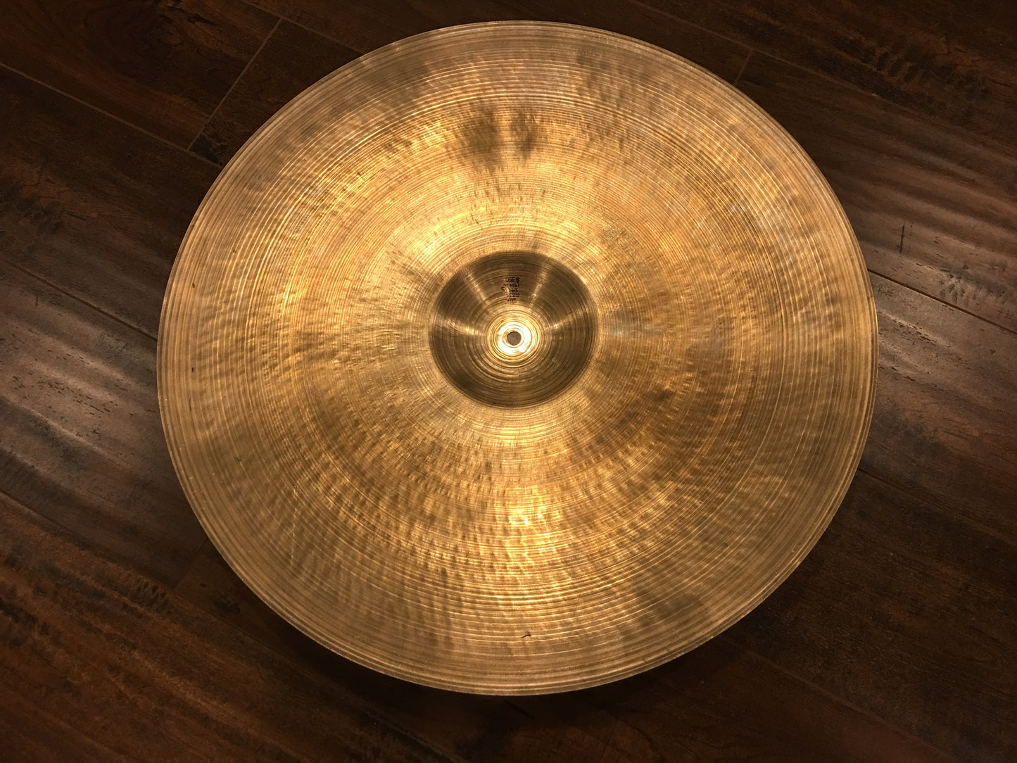 22" Zildjian A 1954-56 Large Stamp Ride Cymbal 2494g #555