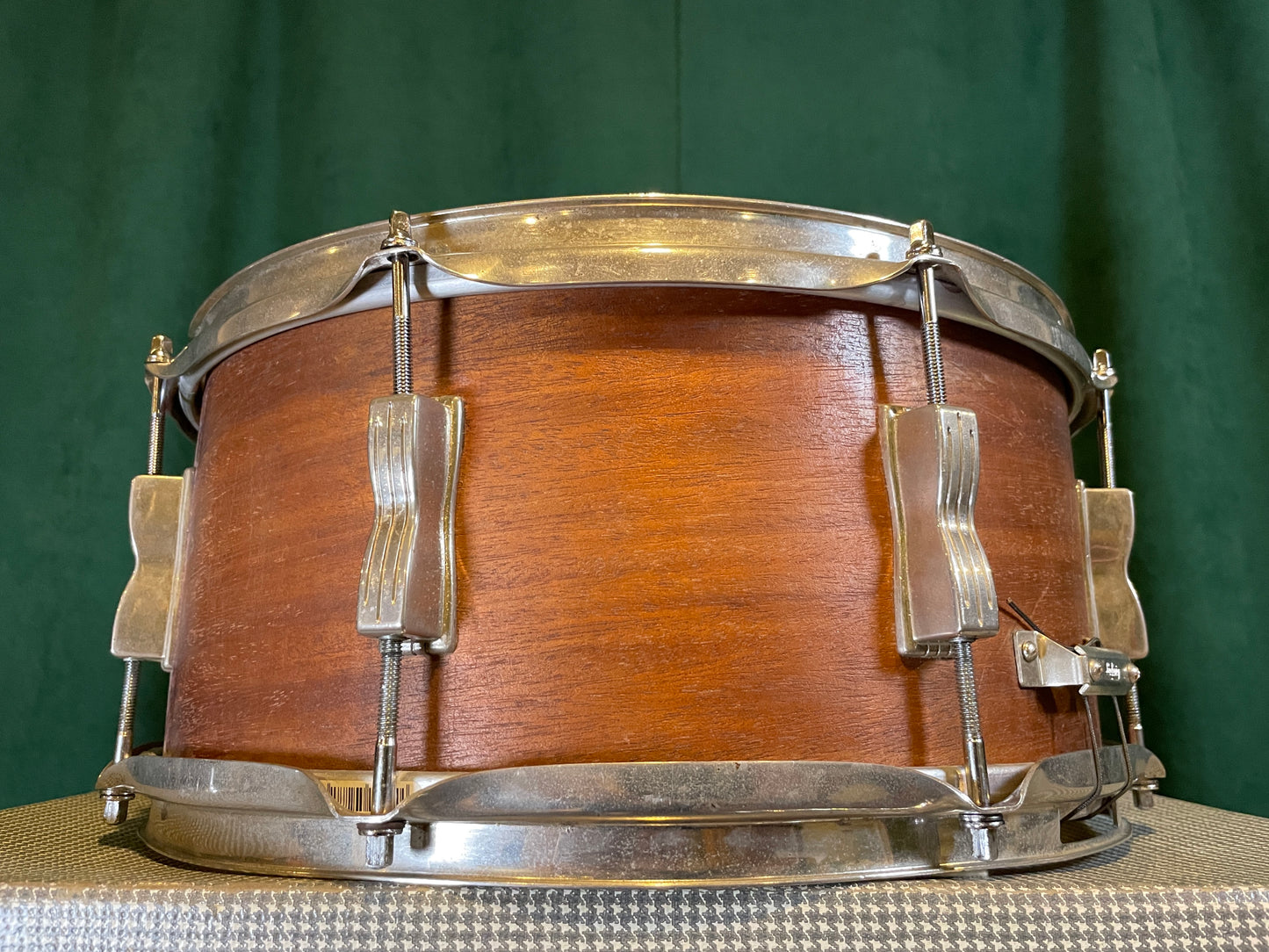 1966 Ludwig 6.5x14 Auditorium Snare Drum - Mahogany