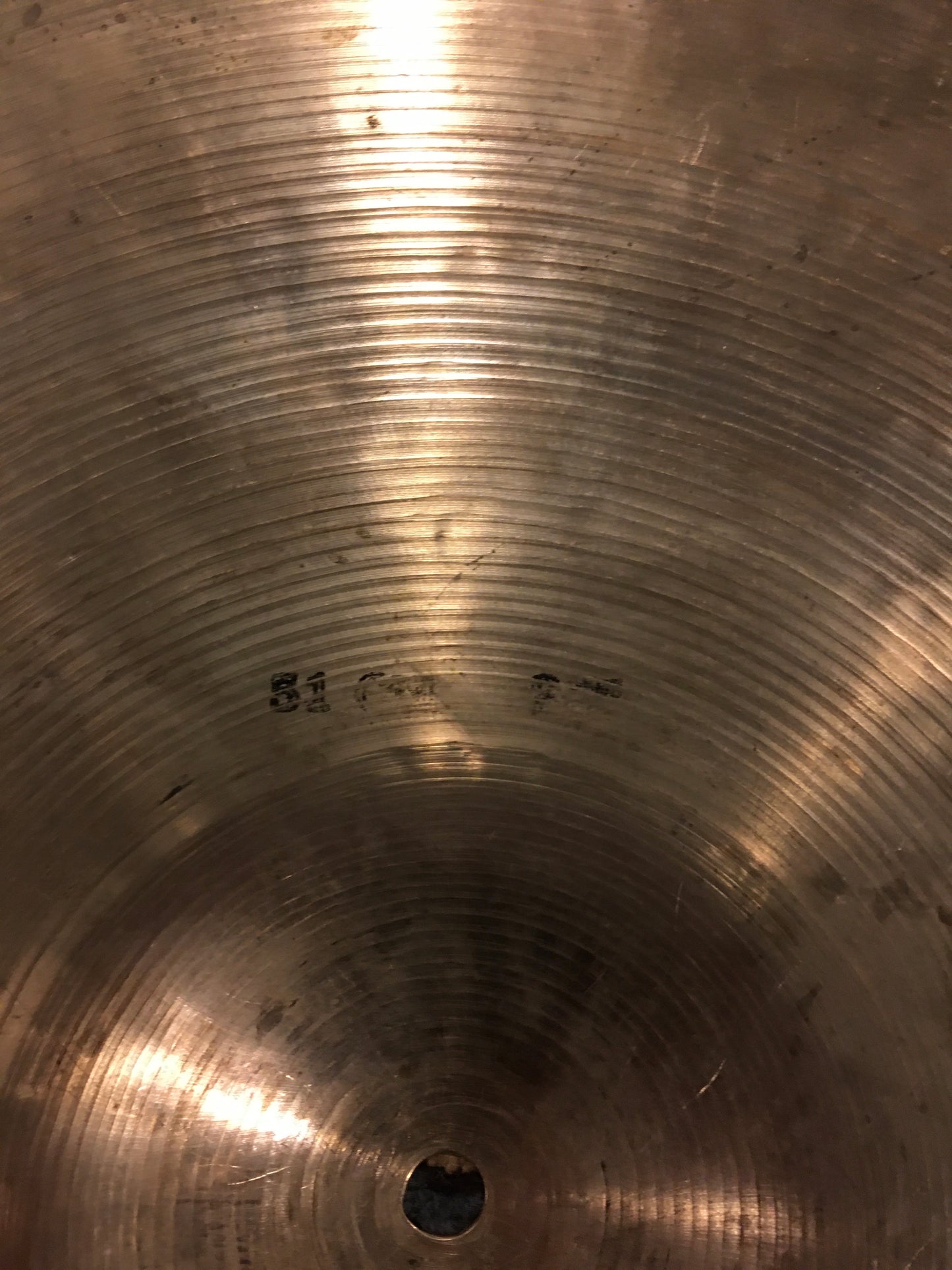 20" Sabian HH 1980s Medium Ride Cymbal 2536g