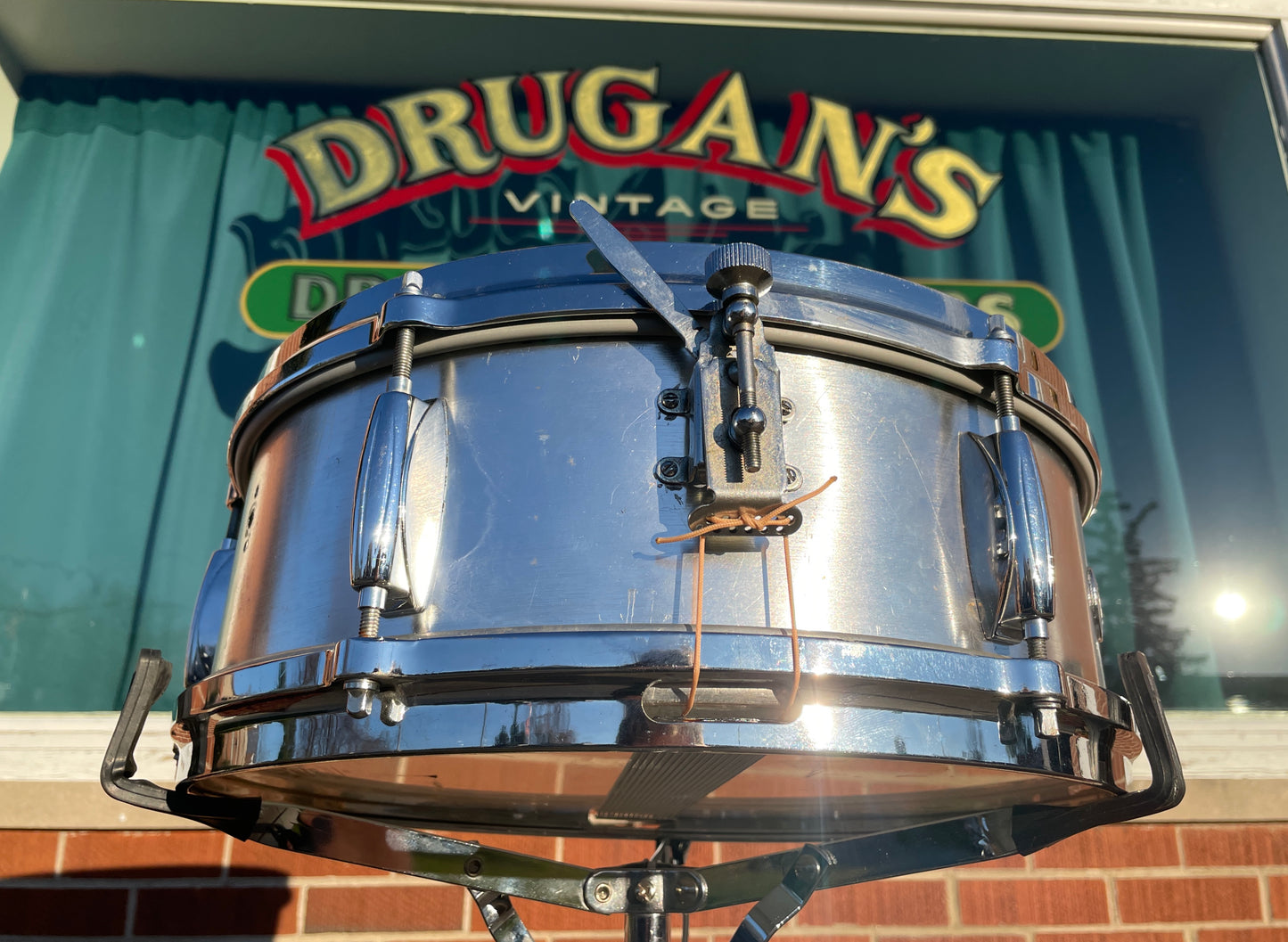 1960s Gretsch 5x14 Model 4105 Snare Drum Aluminum 6-Lug