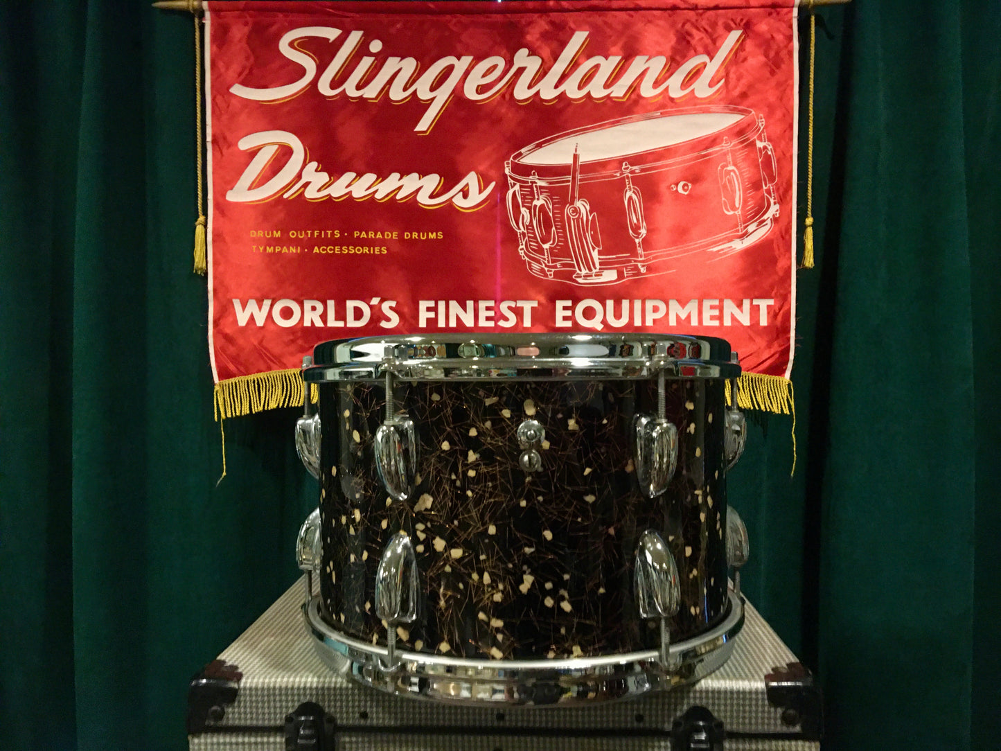 1965 Slingerland 8x12 Capri Pearl Tom Drum #1