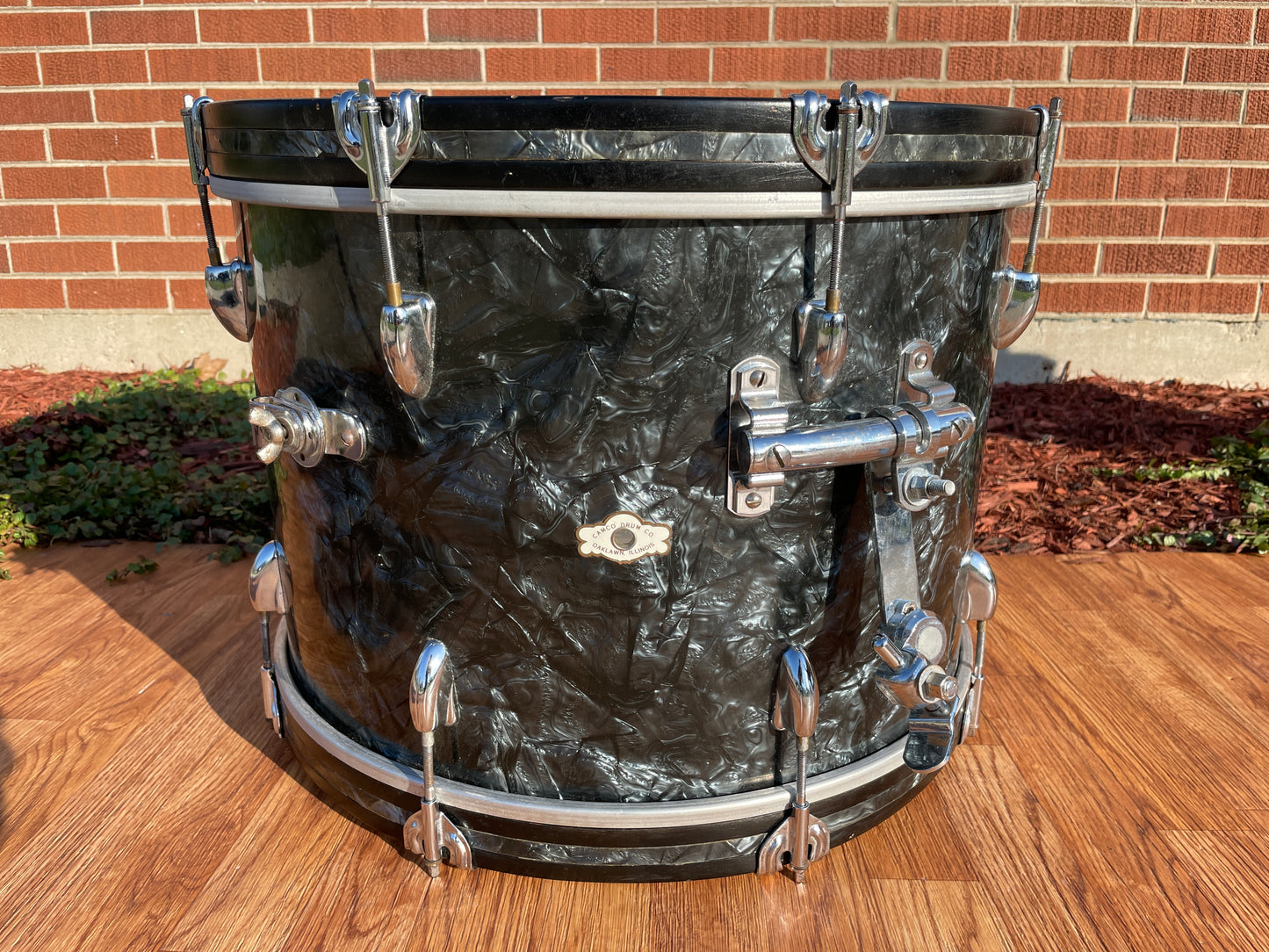1960s Camco Drum Set Black Diamond Pearl Oaklawn 20/12/16